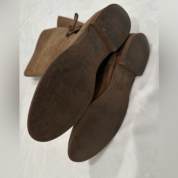 1937 Footwear Brown Over the Knee Suede Boots with Timeless Style - Picture 9 of 14